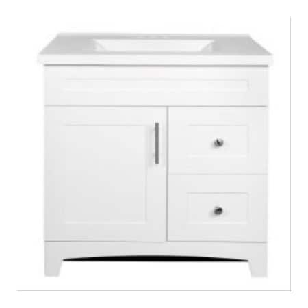 Royal Cabinets 30 WHT Shaker DD Combo 80-8104-2-1602